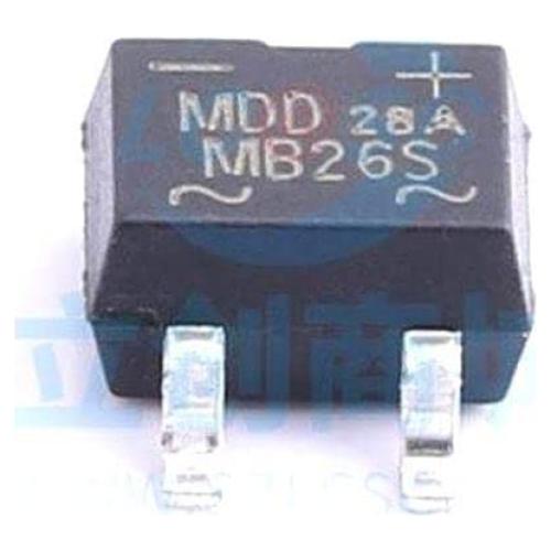 Puente Rectificador 60V 2A MBS MB26S - 5 Piezas