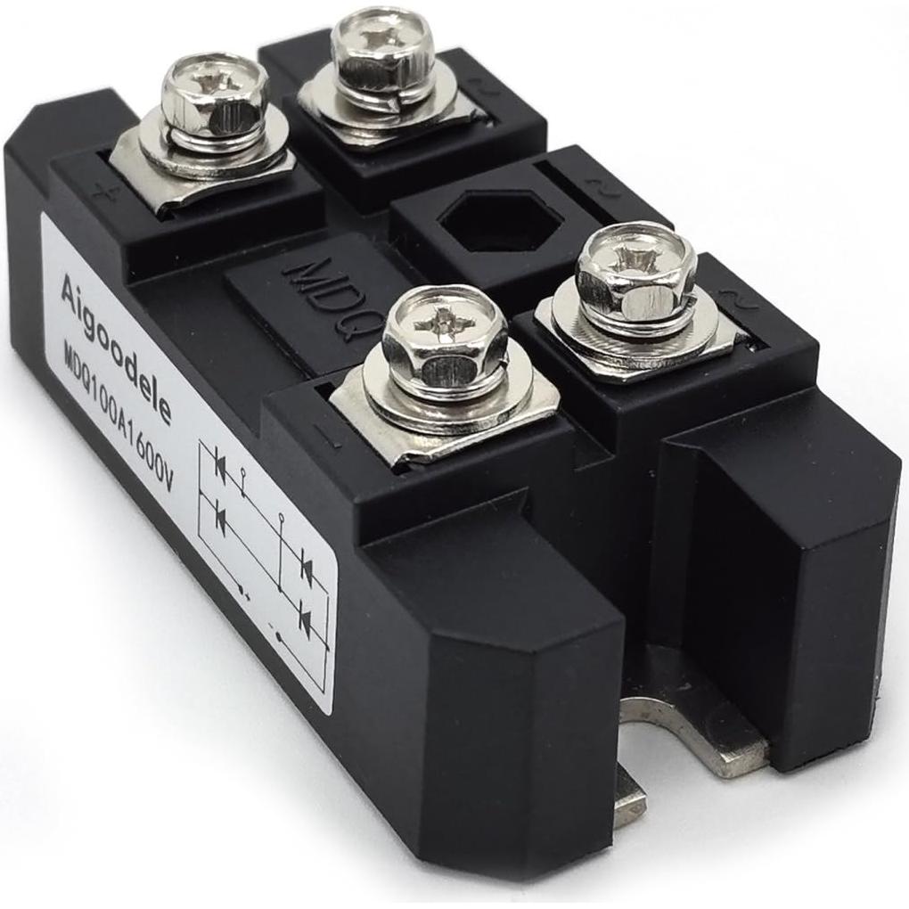 Rectificador de Puente Monofásico Aigoodele MDQ150A 150A 1600V
