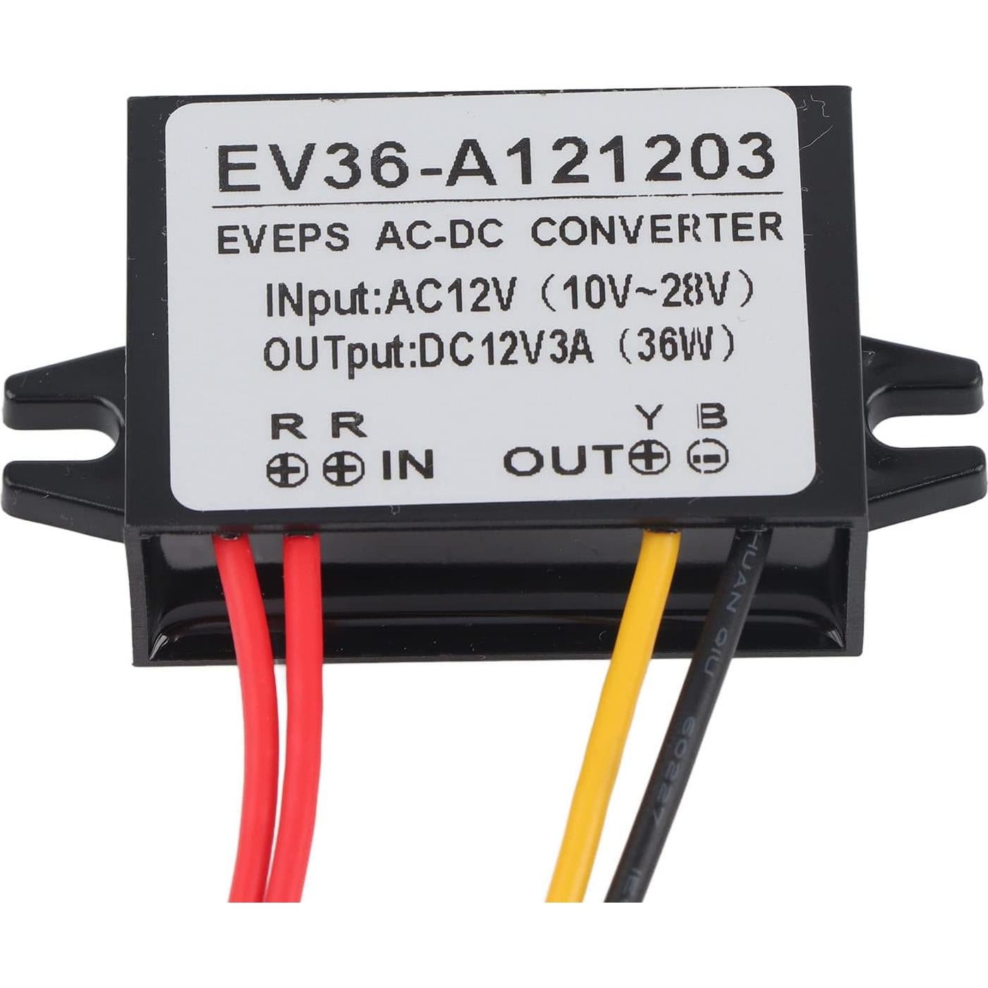Convertidor CA a CC KooingTech 12V 3A IP67 para Vehículos