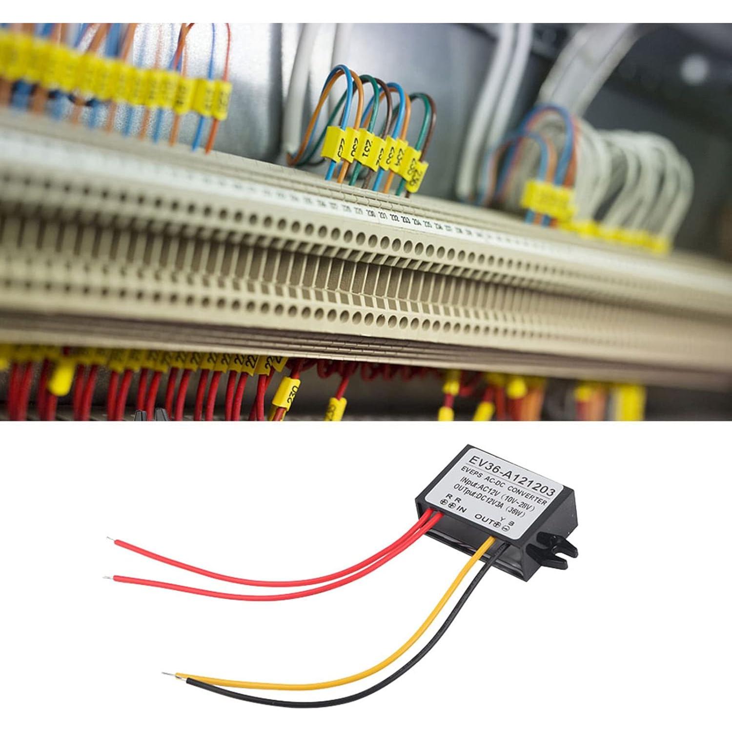 Convertidor CA a CC KooingTech 12V 3A IP67 para Vehículos