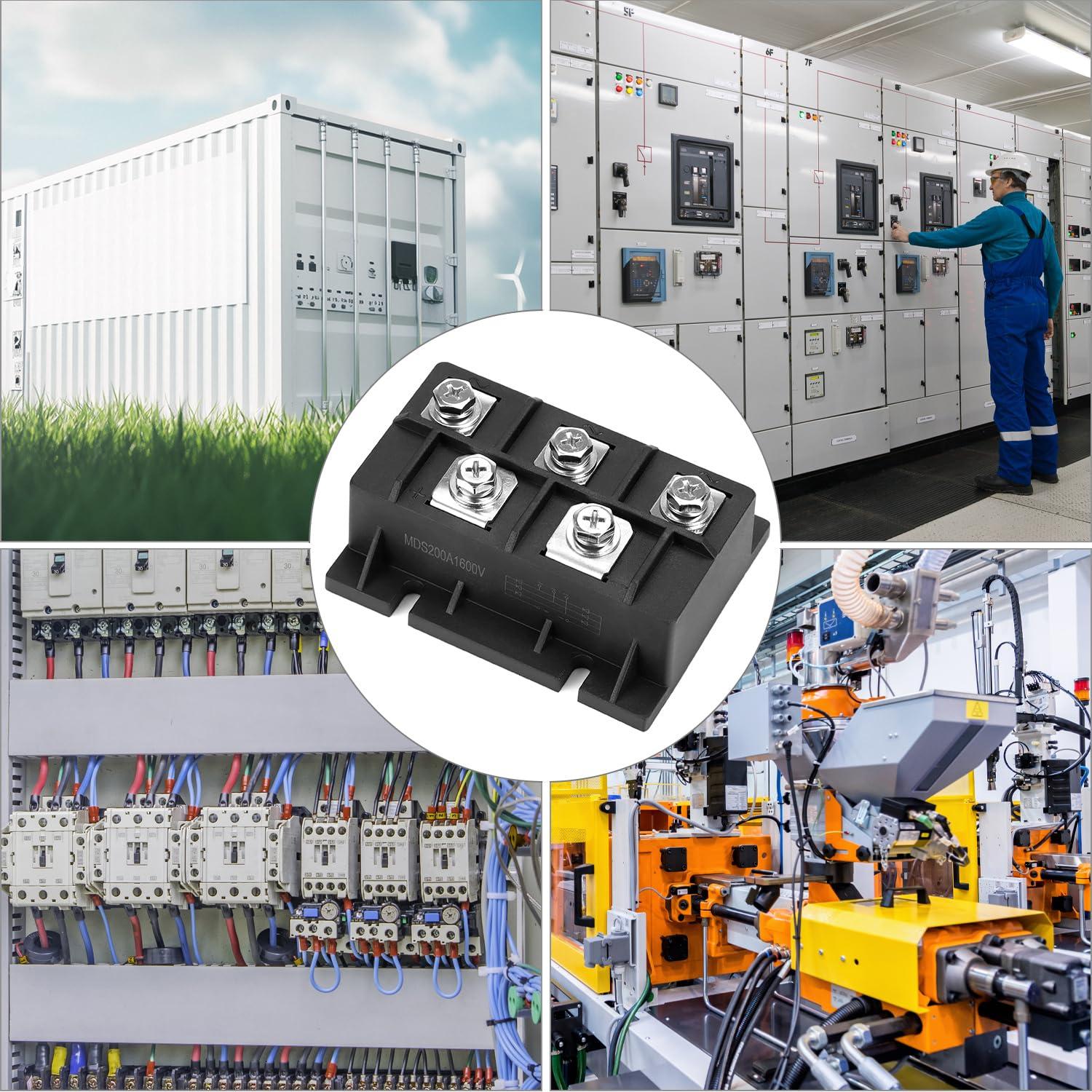 Módulo Rectificador QWORK 200A 1600V CA a CC Trifásico