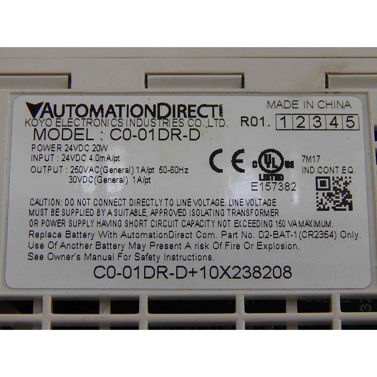 PLC Click Estándar Automation Direct 24VDC 8 Entradas 6 Salidas