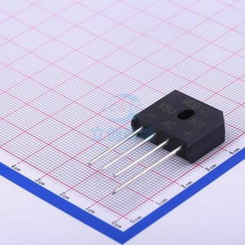 Puente Rectificador 600V 6A KBU606 Genérico - 2 Piezas