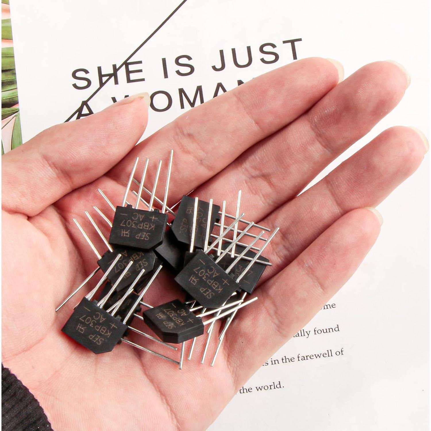 Rectificador de Puente de Diodo FOXTIP KBP307 3A 700V - Paquete de 22