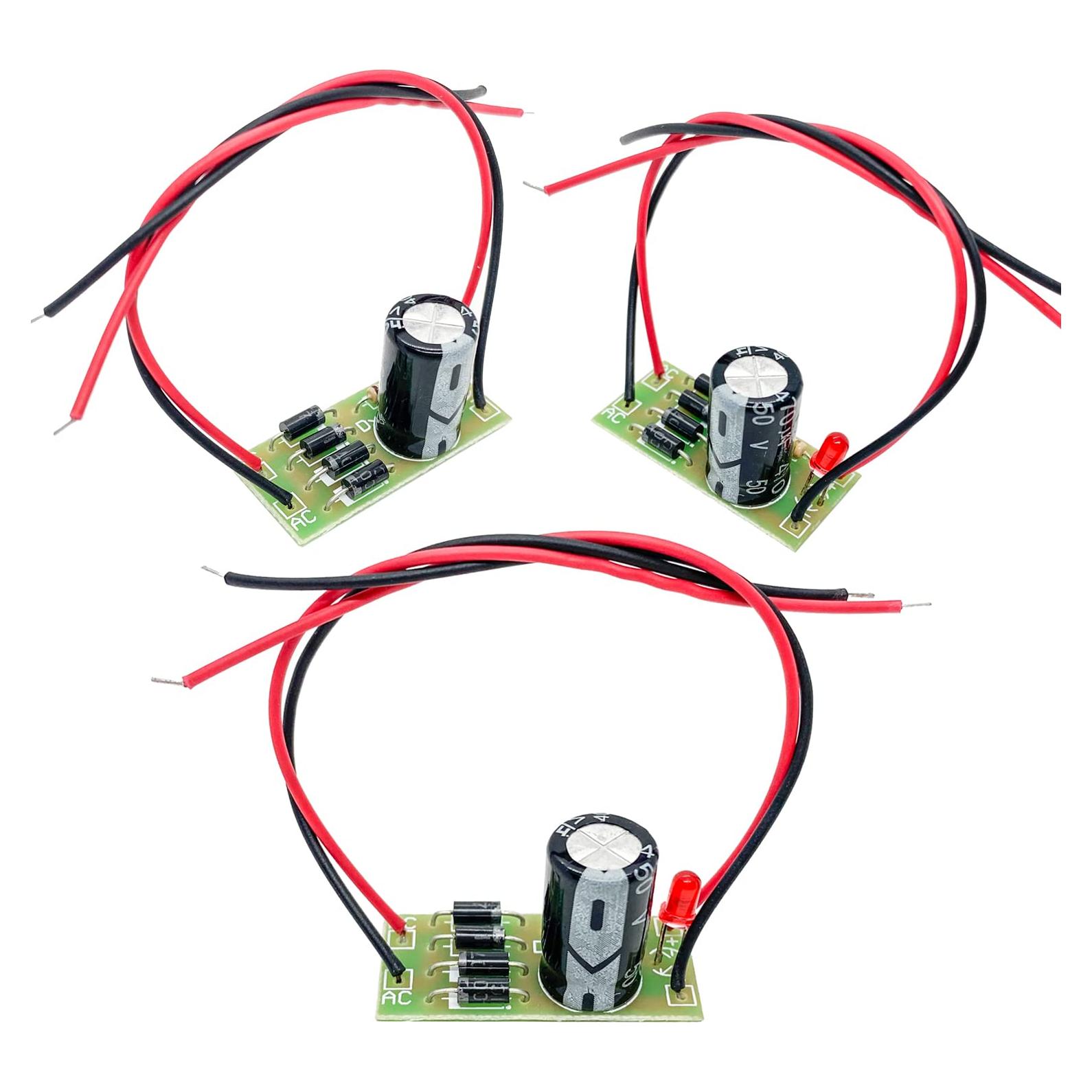 Módulo Rectificador AC-DC 1N4007 QINIZX 6V-32V 1A