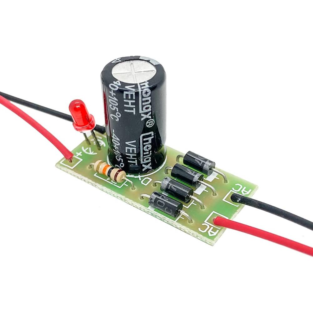 Módulo Rectificador AC-DC 1N4007 QINIZX 6V-32V 1A