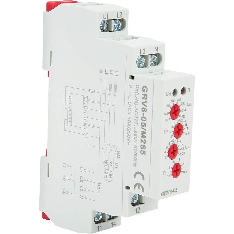 Relé de Voltaje Trifásico YWBL-WH GRV8-05 101V-318V