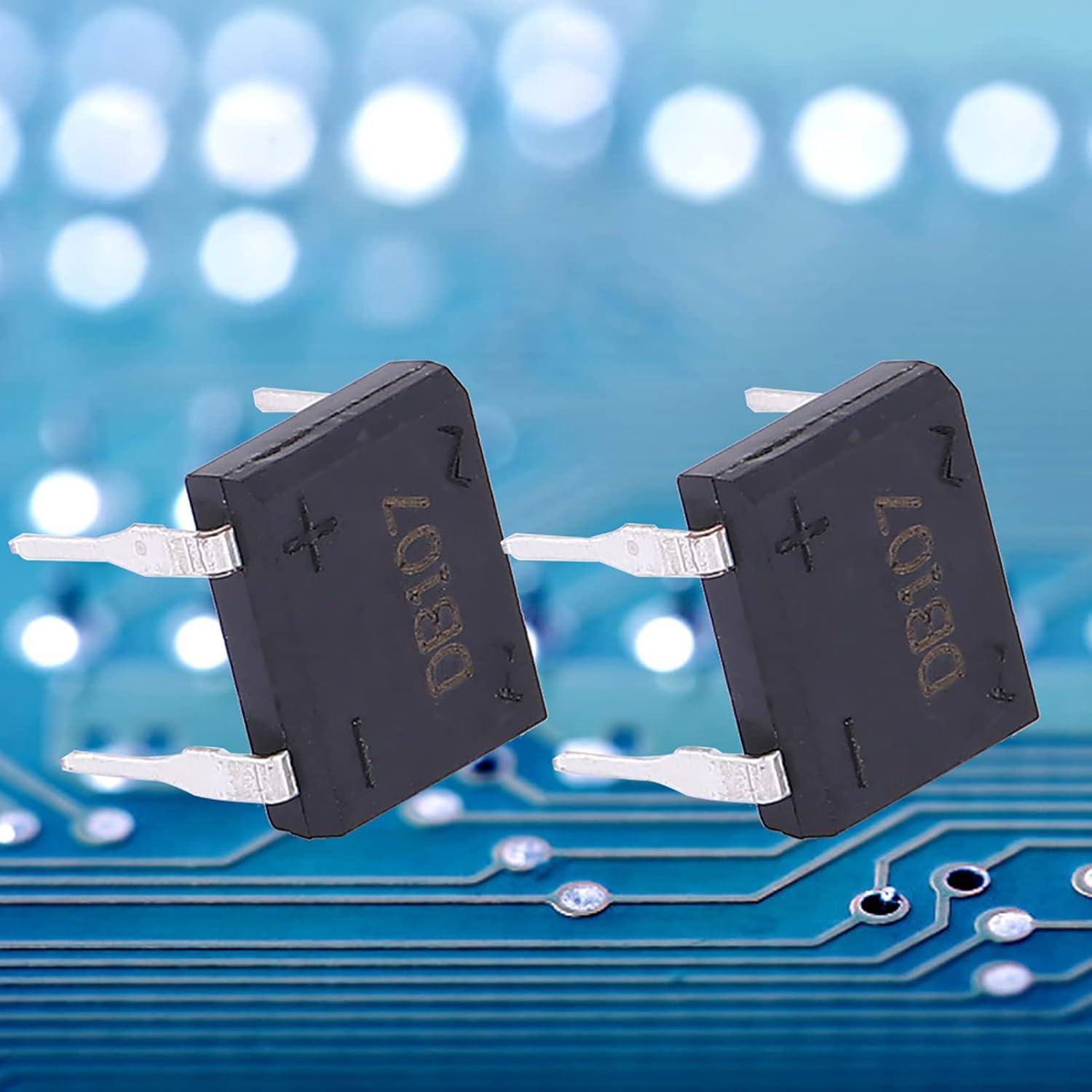 Rectificador de Puente Garosa DB107 1A 1000V 10 Piezas