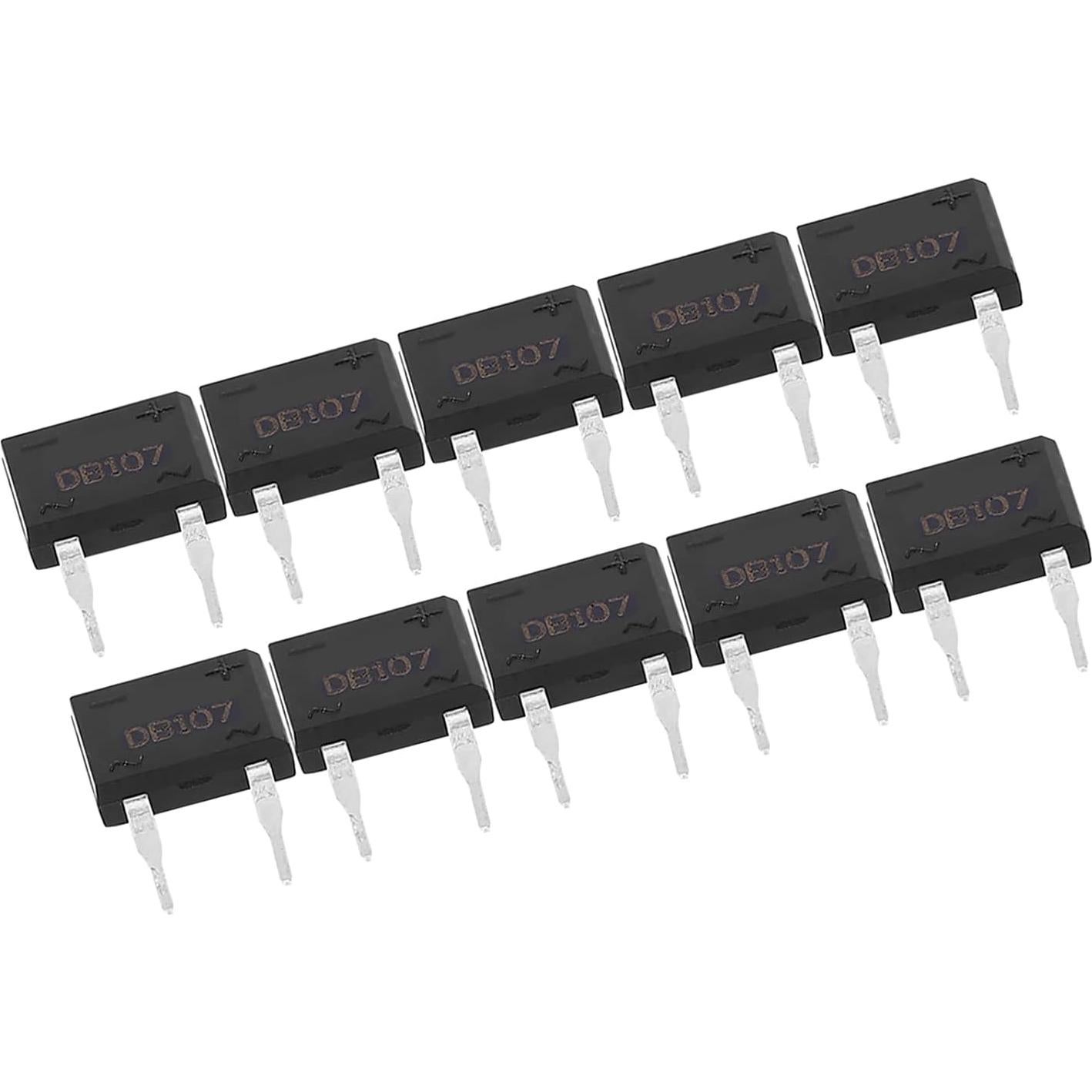 Rectificador de Puente Garosa DB107 1A 1000V 10 Piezas