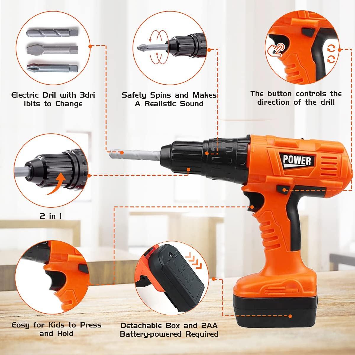 Juego de Herramientas para Niños TOYS FACTORY 48 Piezas