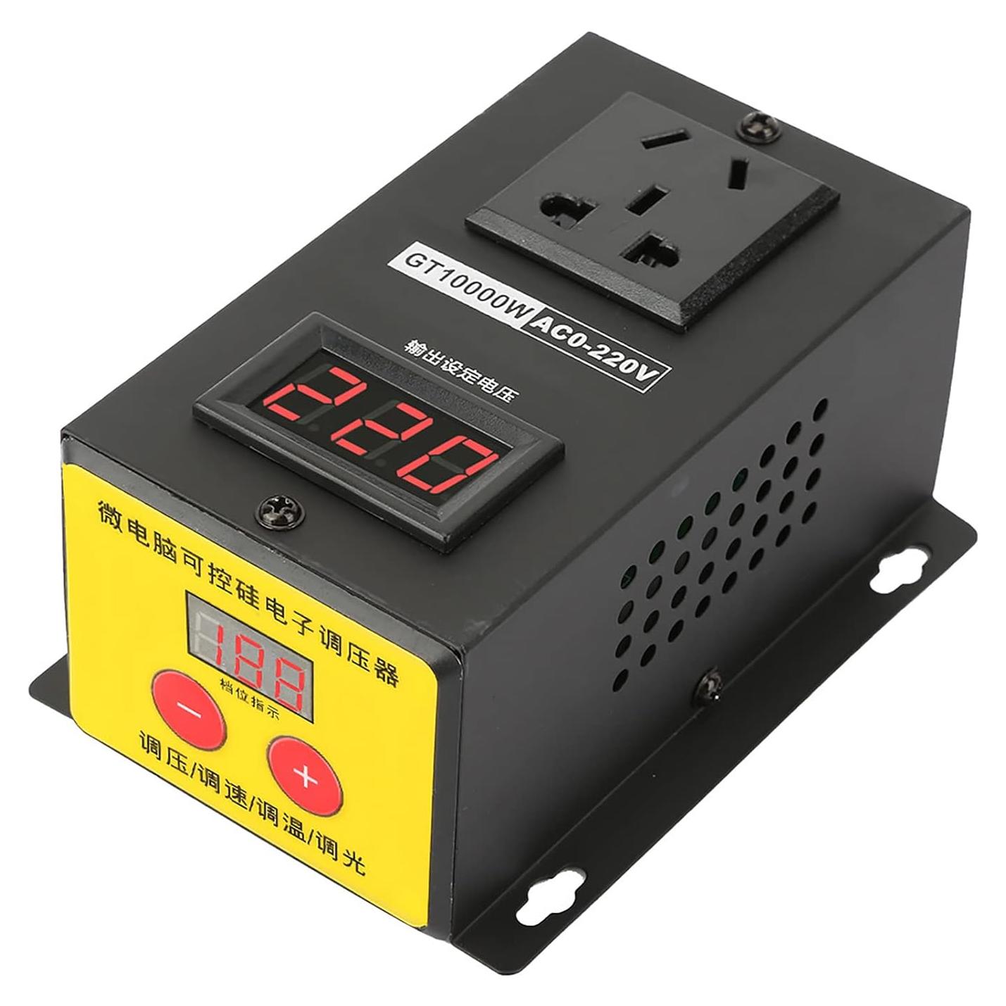 Regulador de Voltaje AC 220V Vikye GT10000W Ajustable