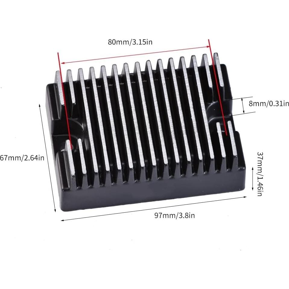 Regulador de Voltaje Rectificador JBphxior para Harley Davidson