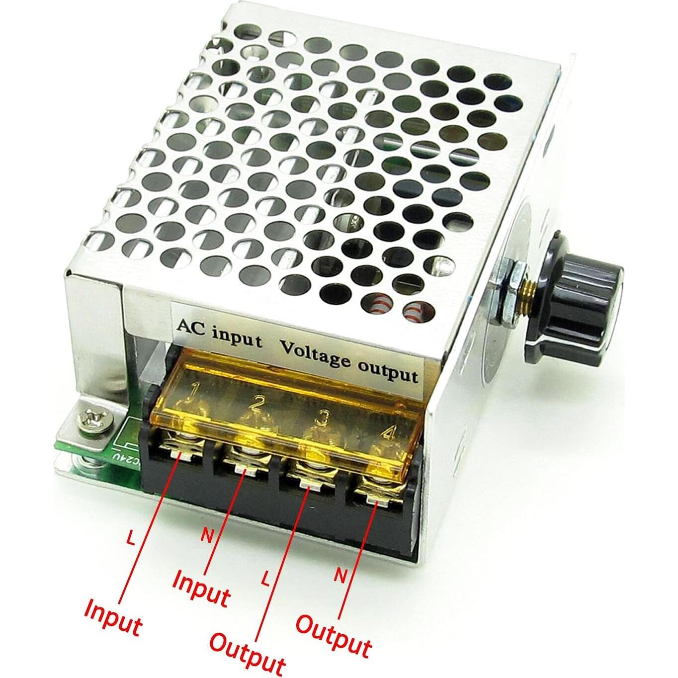 Regulador de Voltaje Electrónico JiuWu 4000W AC 110-220V