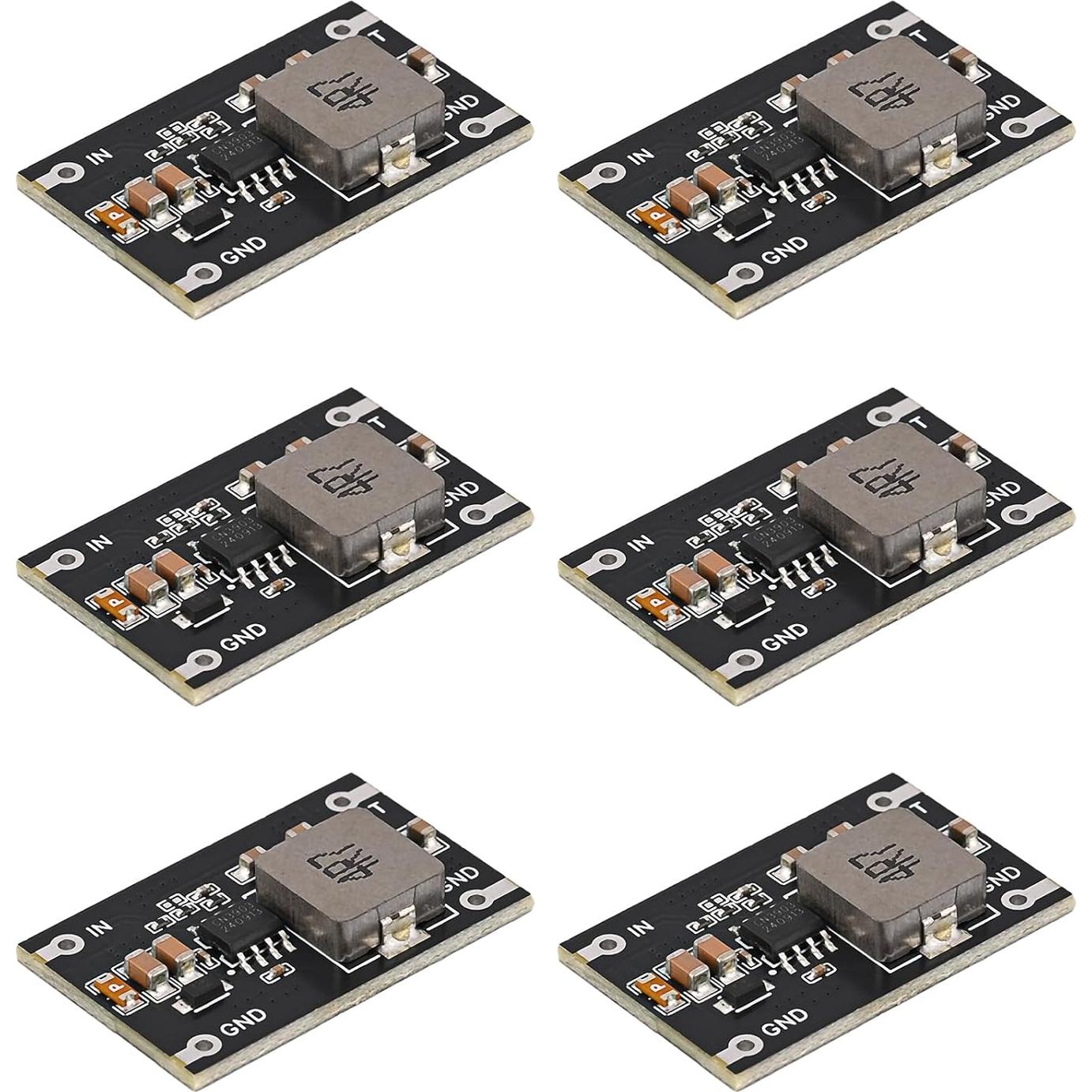 Mini Convertidor DC-DC Buck QEBIDUM 6-24V a 5V 2A 10W (6pcs)