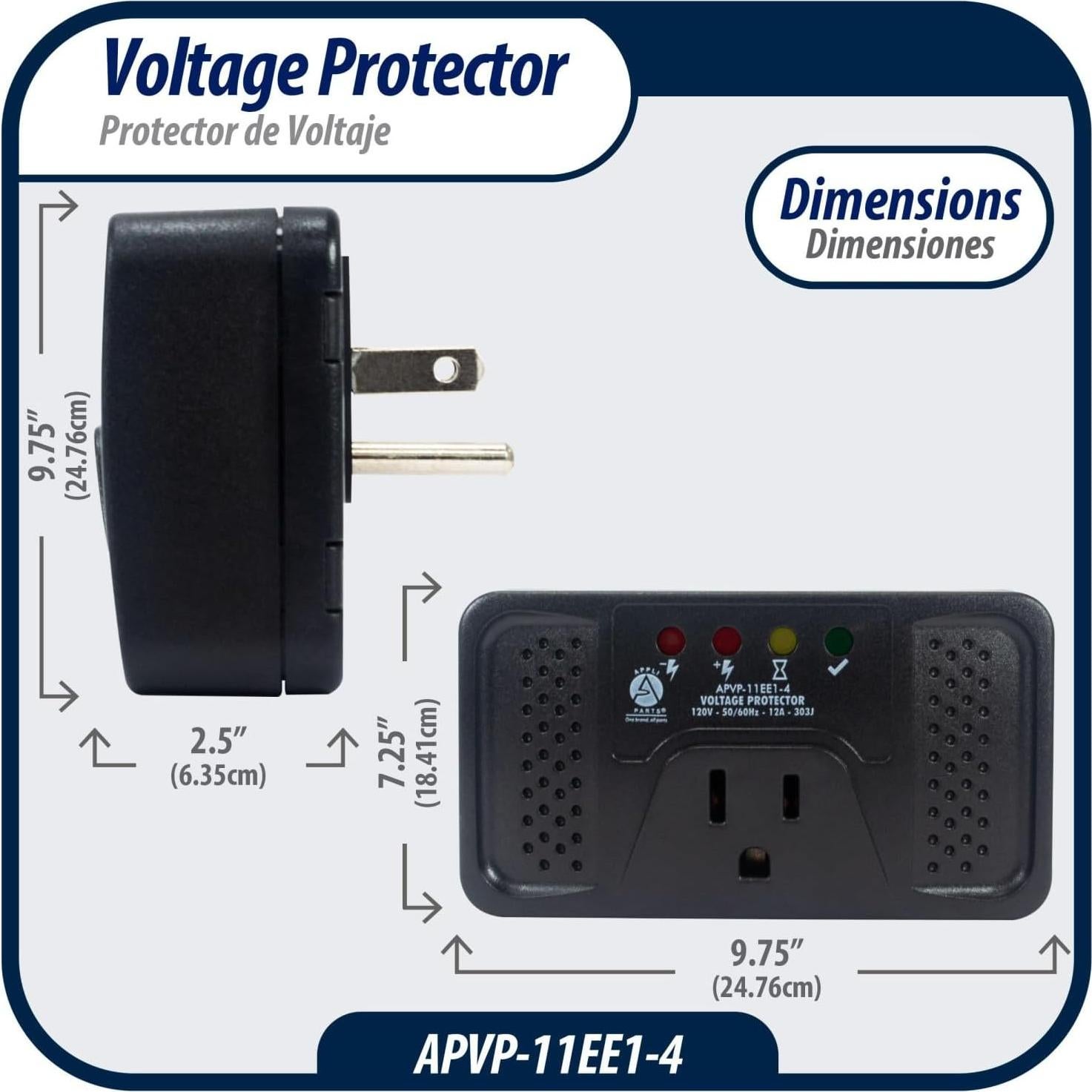 Protector de Sobretensión APPLI PARTS G1818.02PAP2 120V 12A