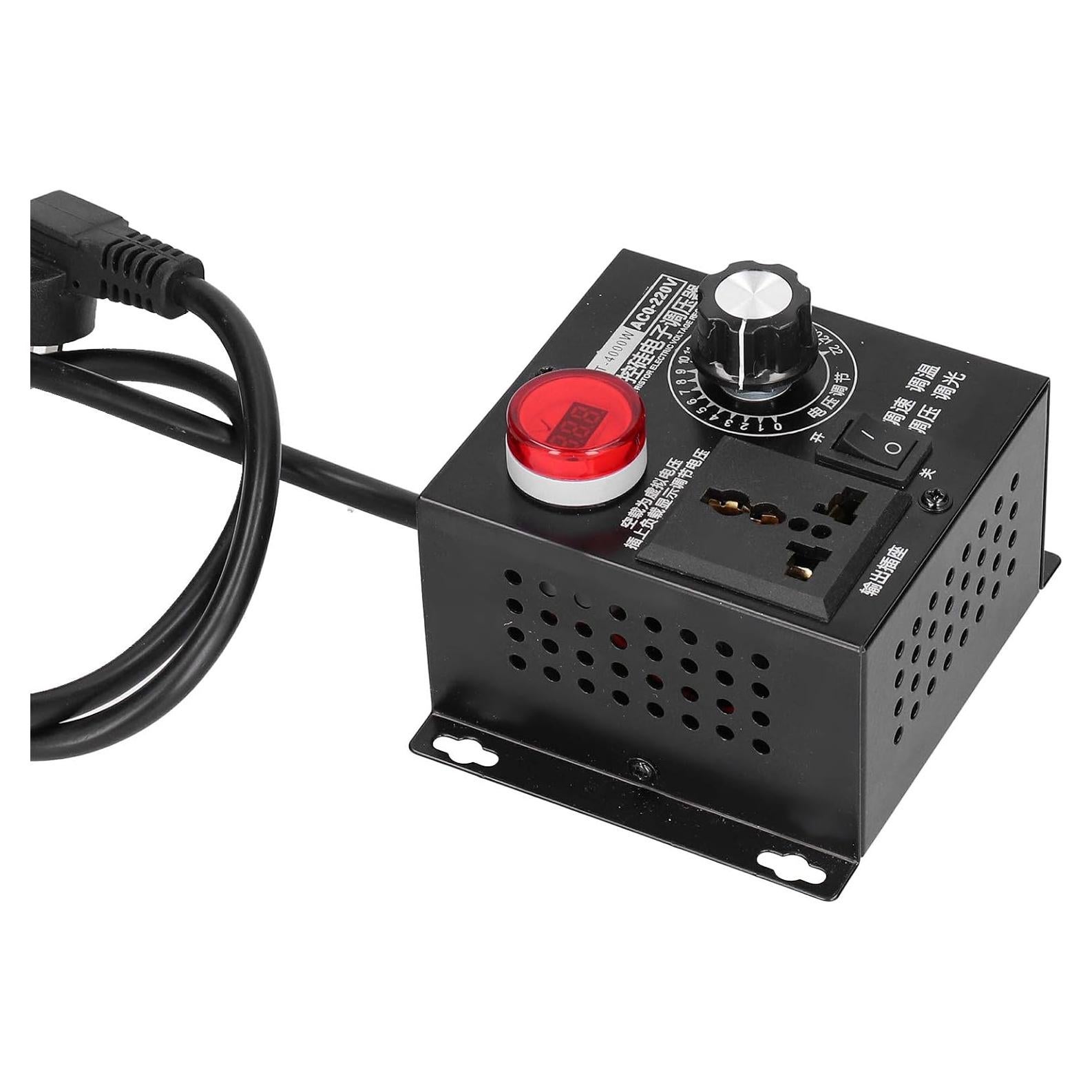 Regulador de Voltaje AC Hyuduo 4000W Ajustable 0-220V