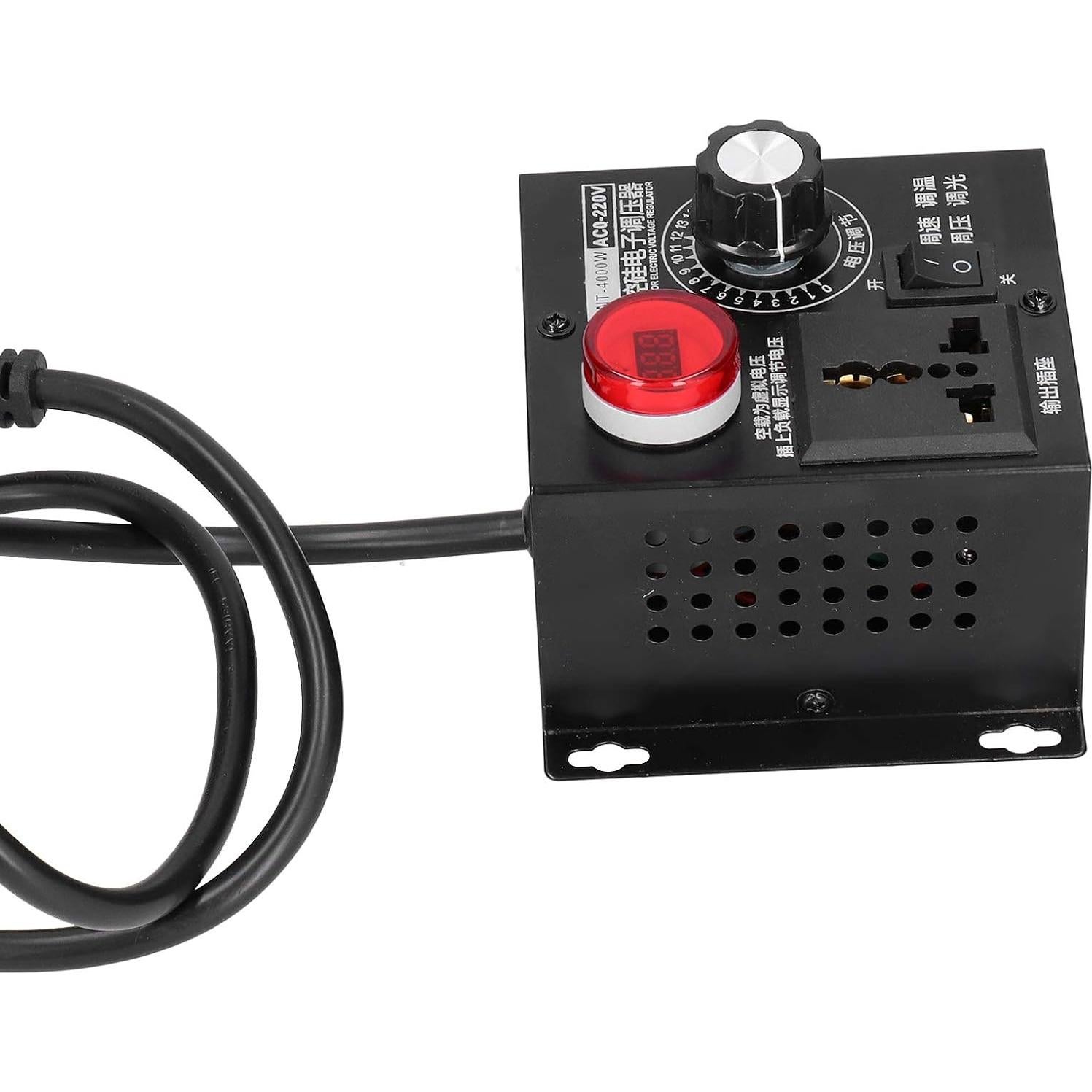 Regulador de Voltaje AC Hyuduo 4000W Ajustable 0-220V