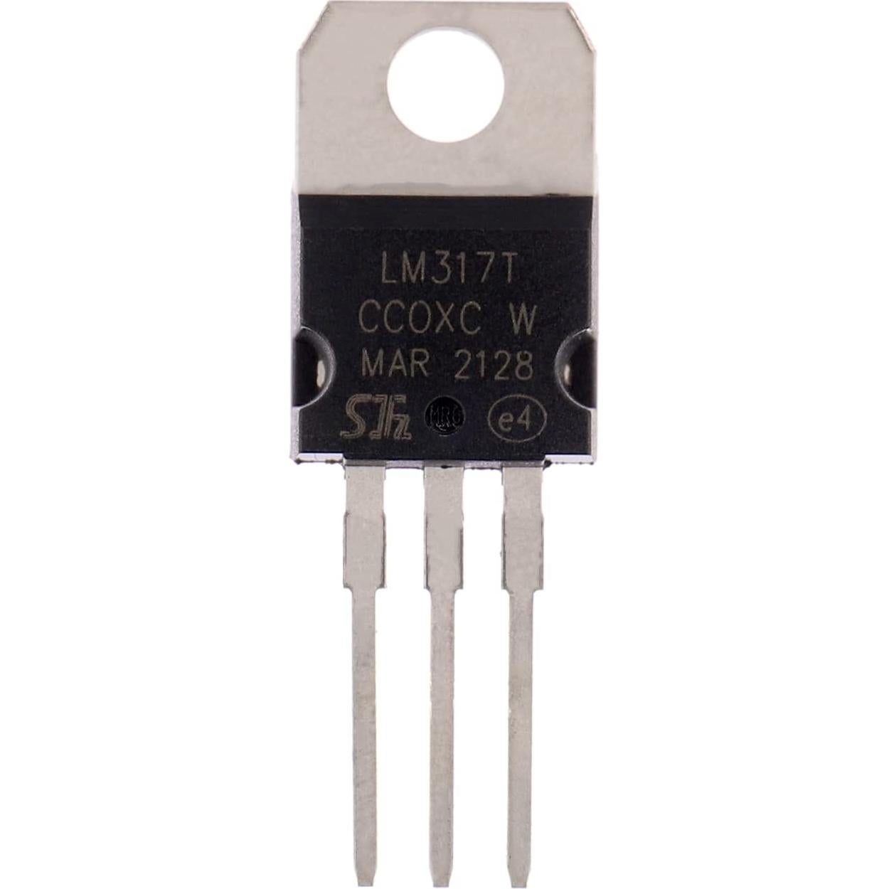 Regulador de Voltaje Ajustable BOJACK LM317T 1.2-37V 1.5A (25 Pcs)