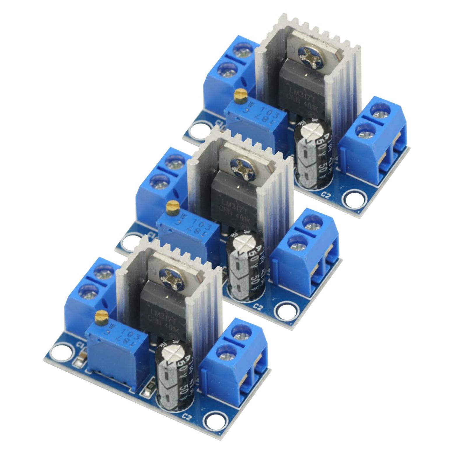 Regulador de Voltaje Ajustable LM317 3PCS 1.2-37V 1.5A