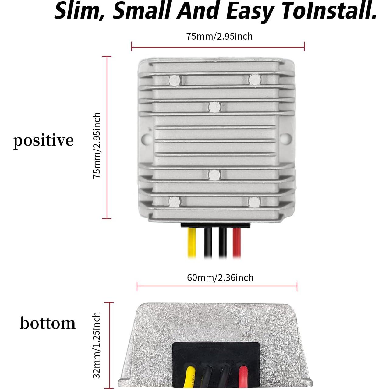 Regulador de Voltaje DC 12V 4A EKYLIN Protector Sobretensión