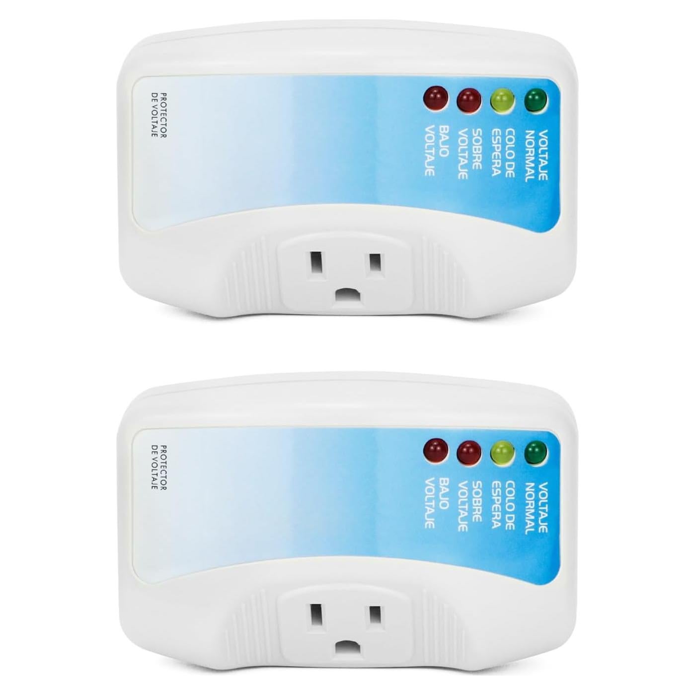 Protector de Voltaje QWORK 2-Pack 1400W para Electrodomésticos