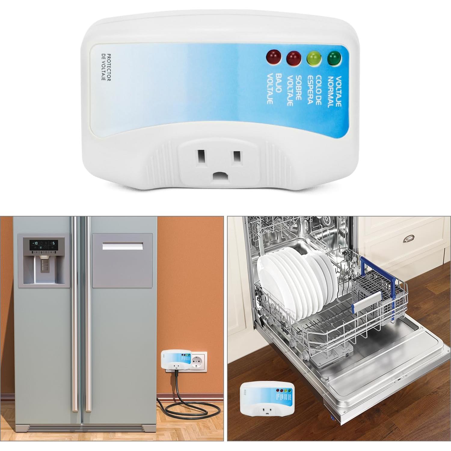 Protector de Voltaje QWORK 2-Pack 1400W para Electrodomésticos