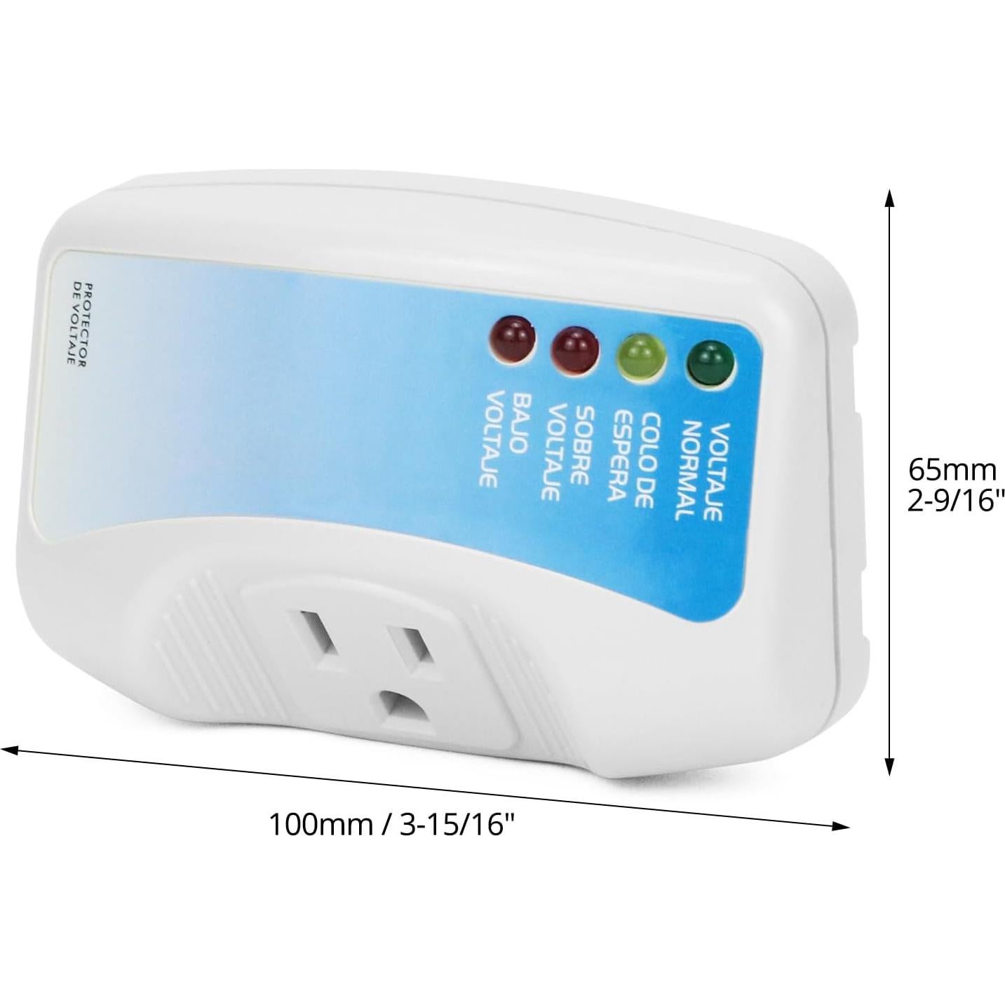 Protector de Voltaje QWORK 2-Pack 1400W para Electrodomésticos