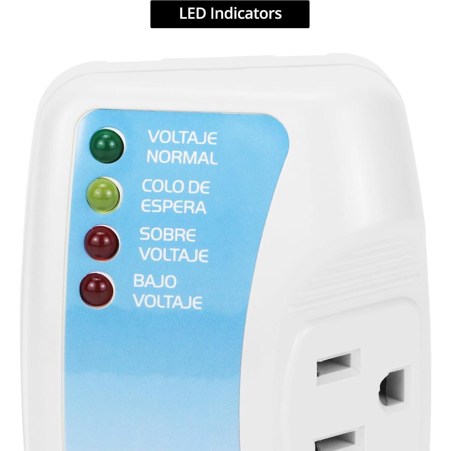 Protector de Voltaje QWORK 2-Pack 1400W para Electrodomésticos