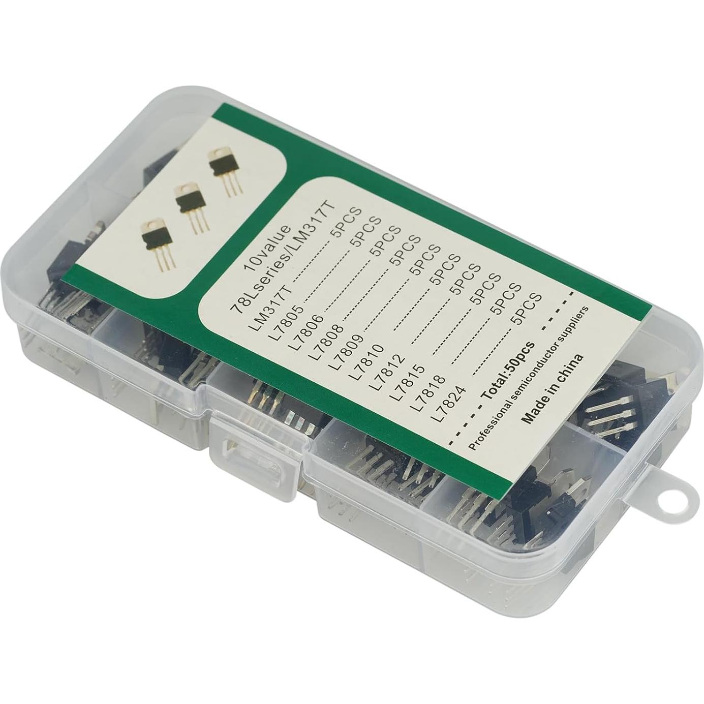 Kit 50 Reguladores de Voltaje TO-220 MTDELE LM317 L7805