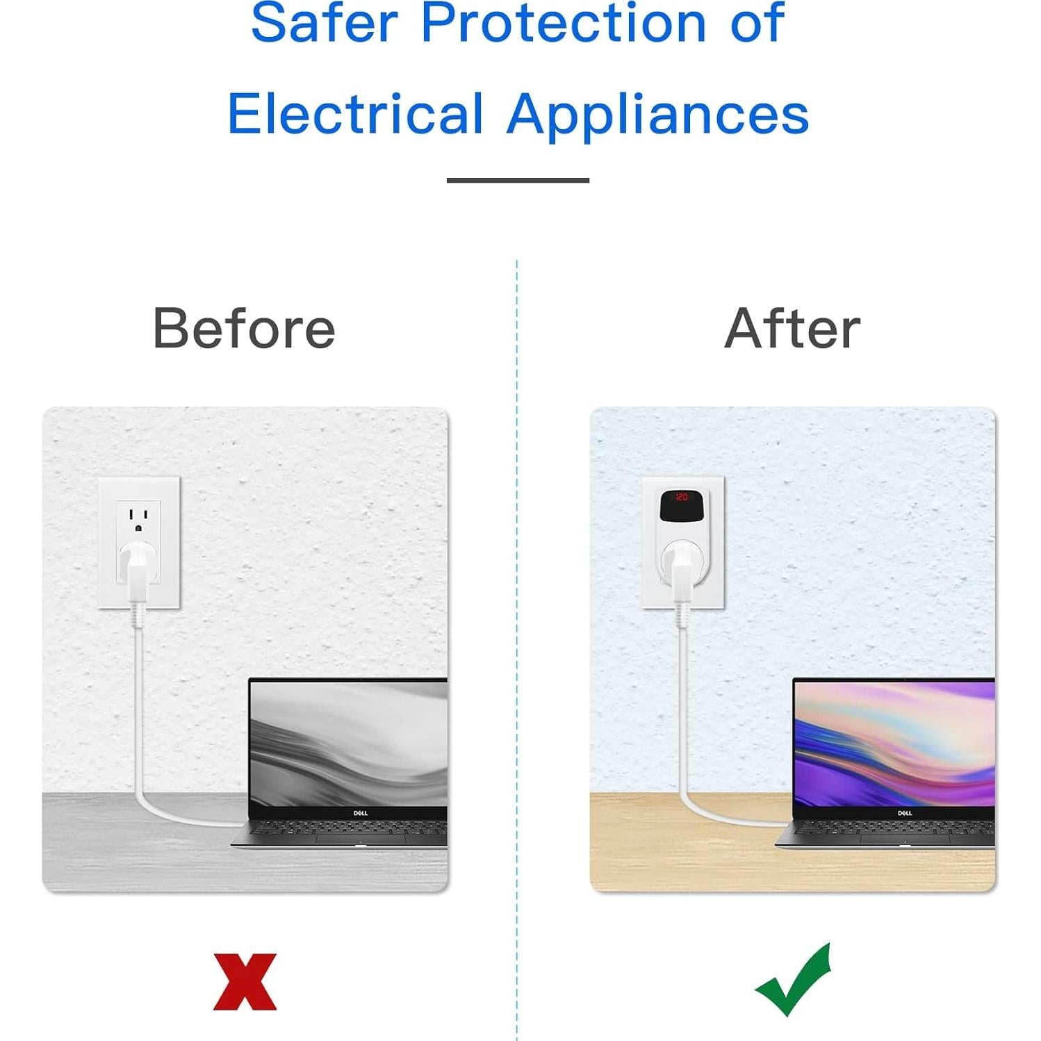 Protector de Sobretensión BSEED 120V 1 Salida Ajustable