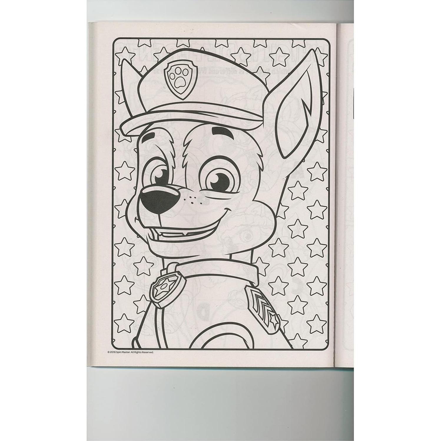 Libros para Colorear Paw Patrol - Paquete de 2 - 96 Páginas