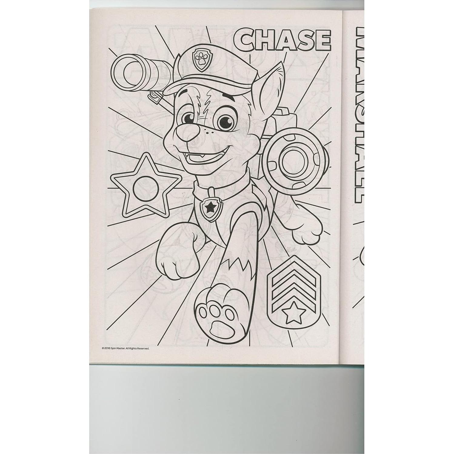 Libros para Colorear Paw Patrol - Paquete de 2 - 96 Páginas