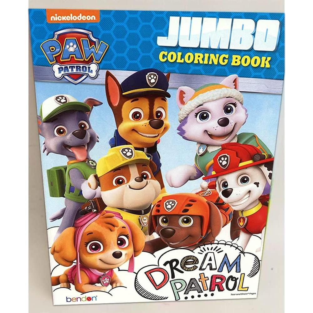 Libros para Colorear Paw Patrol - Paquete de 2 - 96 Páginas