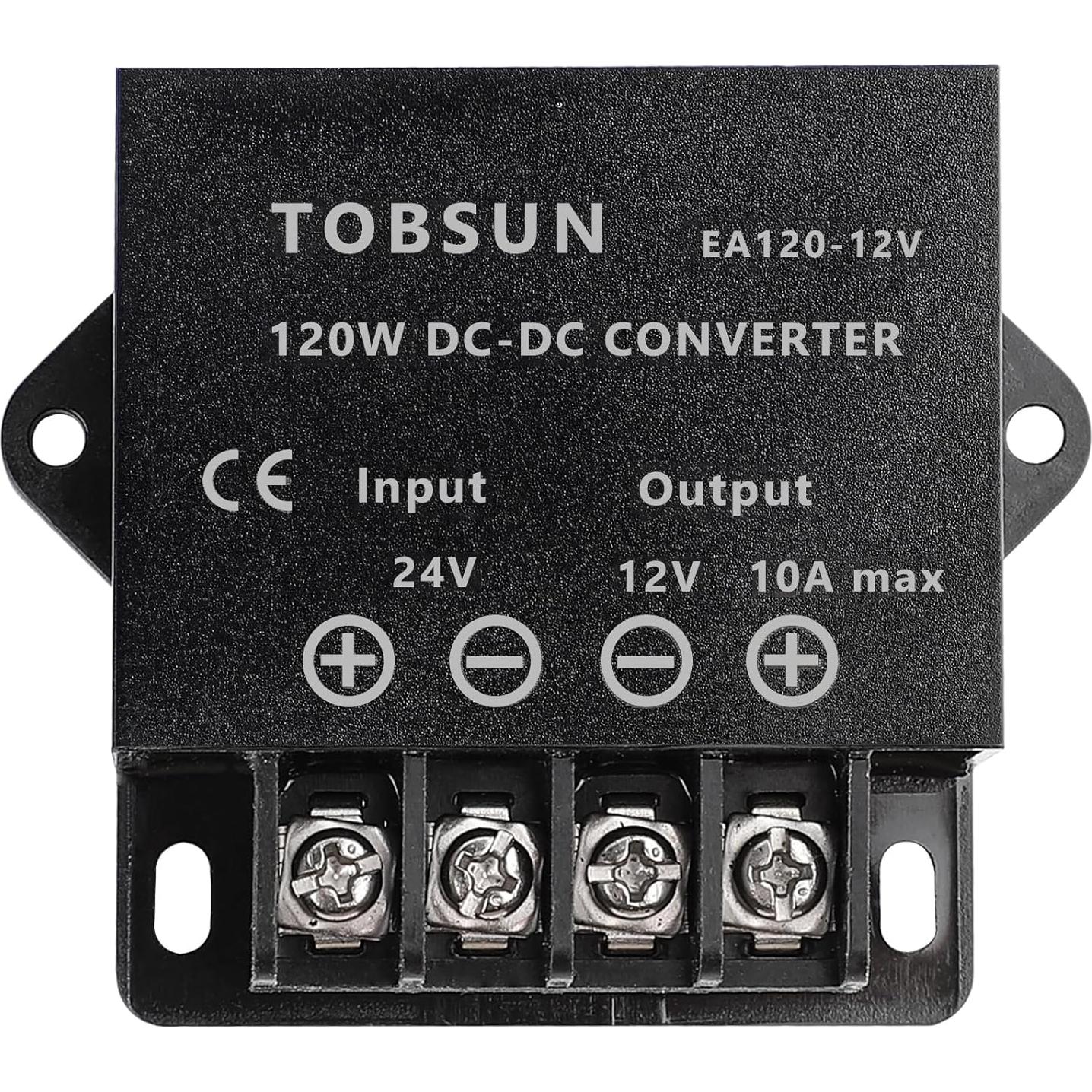 Convertidor de Voltaje 24V a 12V 10A HOMELYLIFE Regulador