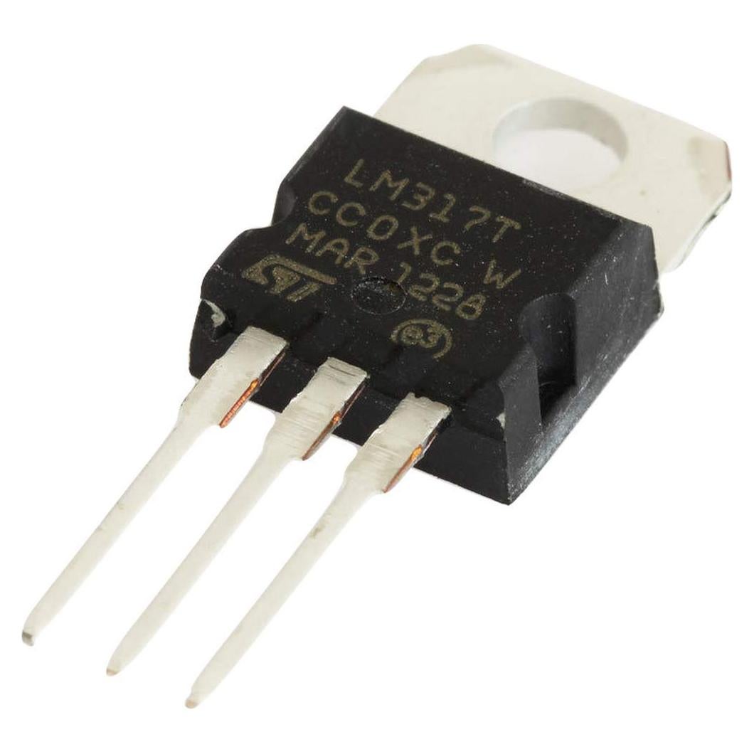 Regulador de Voltaje Ajustable LM317T STMicroelectronics 1.2-37V 1.5A