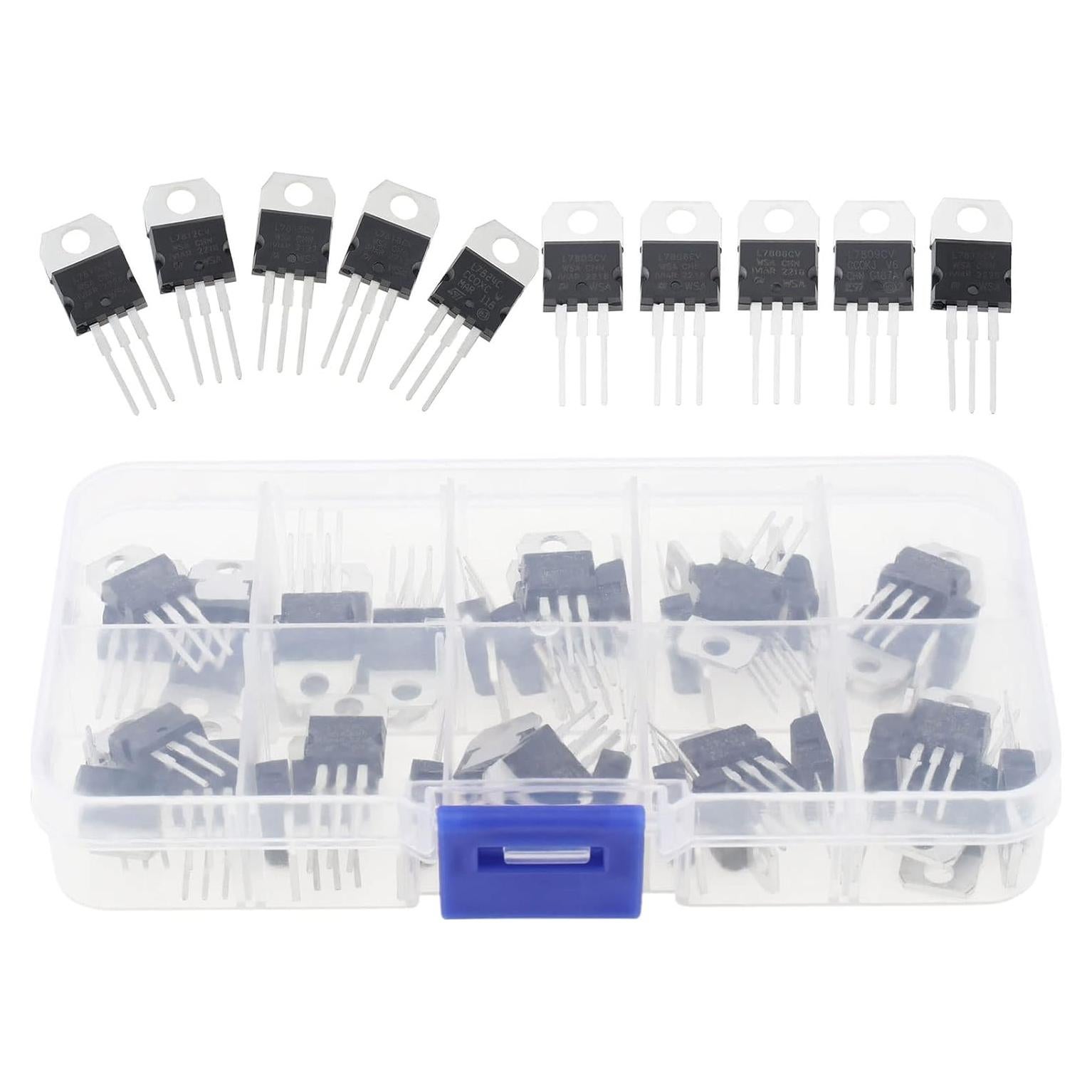 Kit 50 Reguladores de Voltaje Positivo DiGiYes TO-220