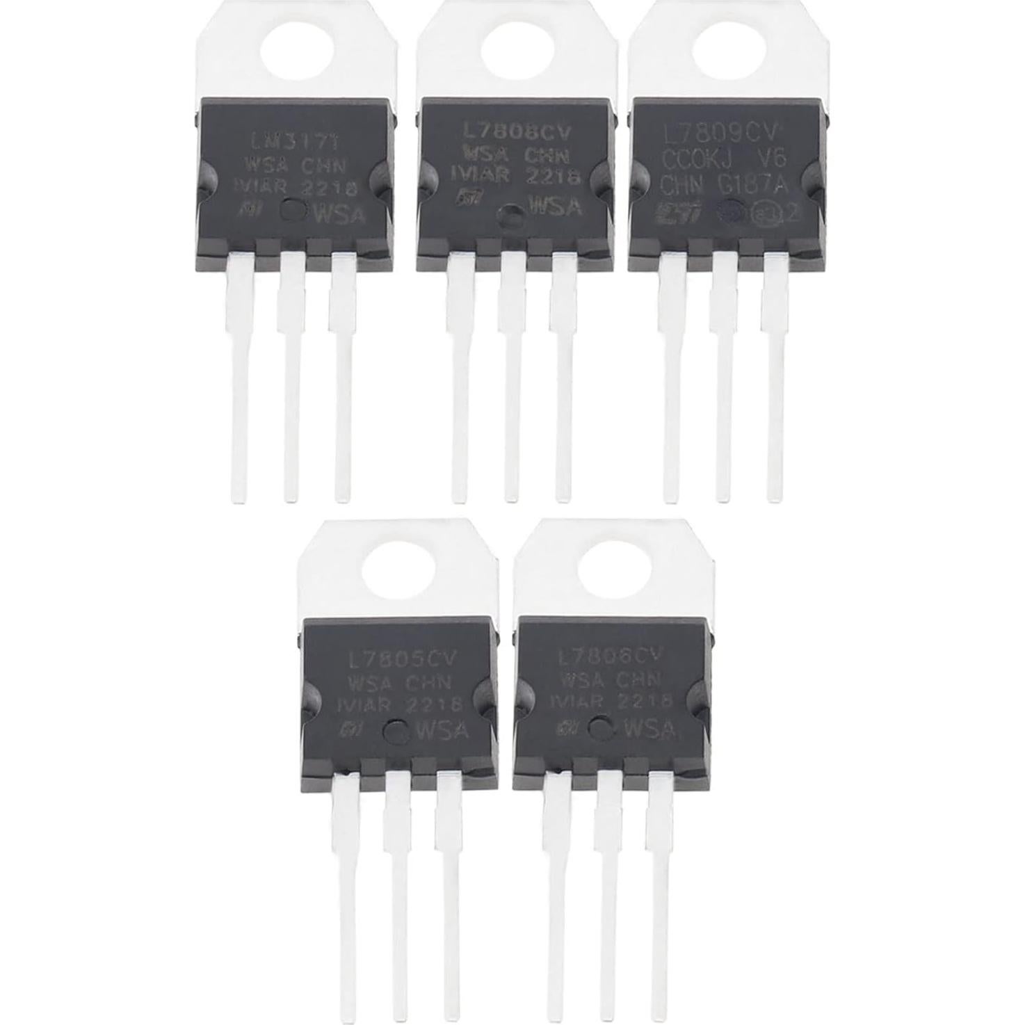 Kit 50 Reguladores de Voltaje Positivo DiGiYes TO-220