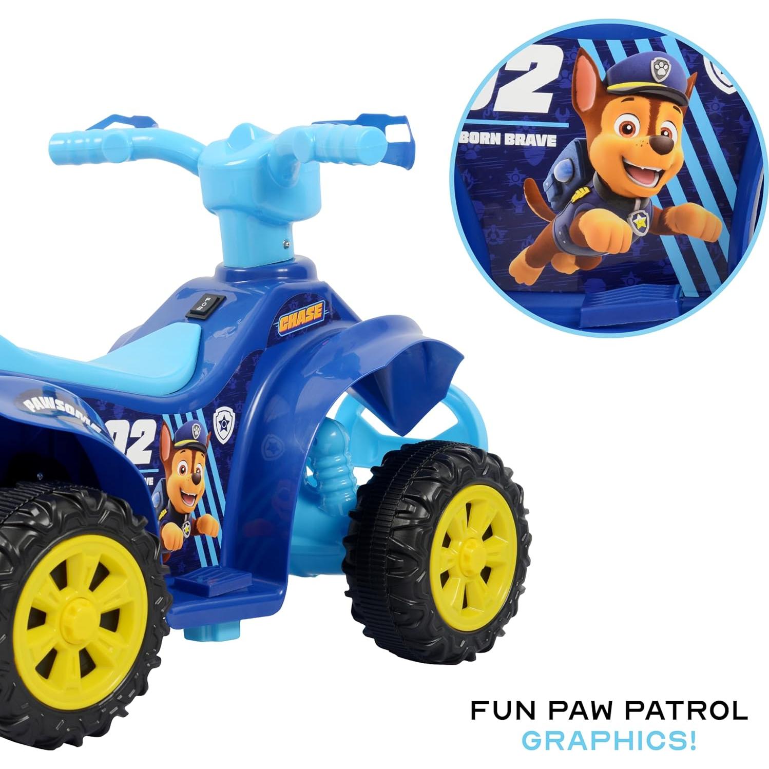 Cuatrimoto Paw Patrol Chase 6V para Niños - Juguete Seguro