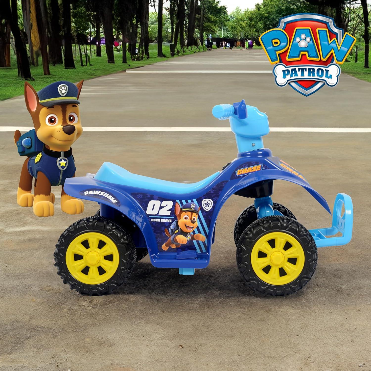 Cuatrimoto Paw Patrol Chase 6V para Niños - Juguete Seguro