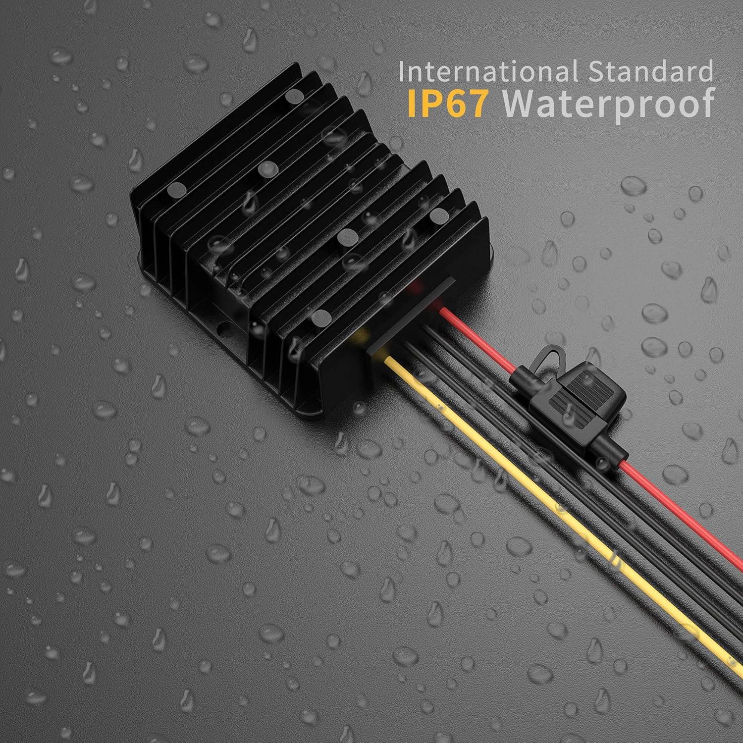 Regulador de Voltaje DC 12V THLY 4A 48W con Fusible Impermeable