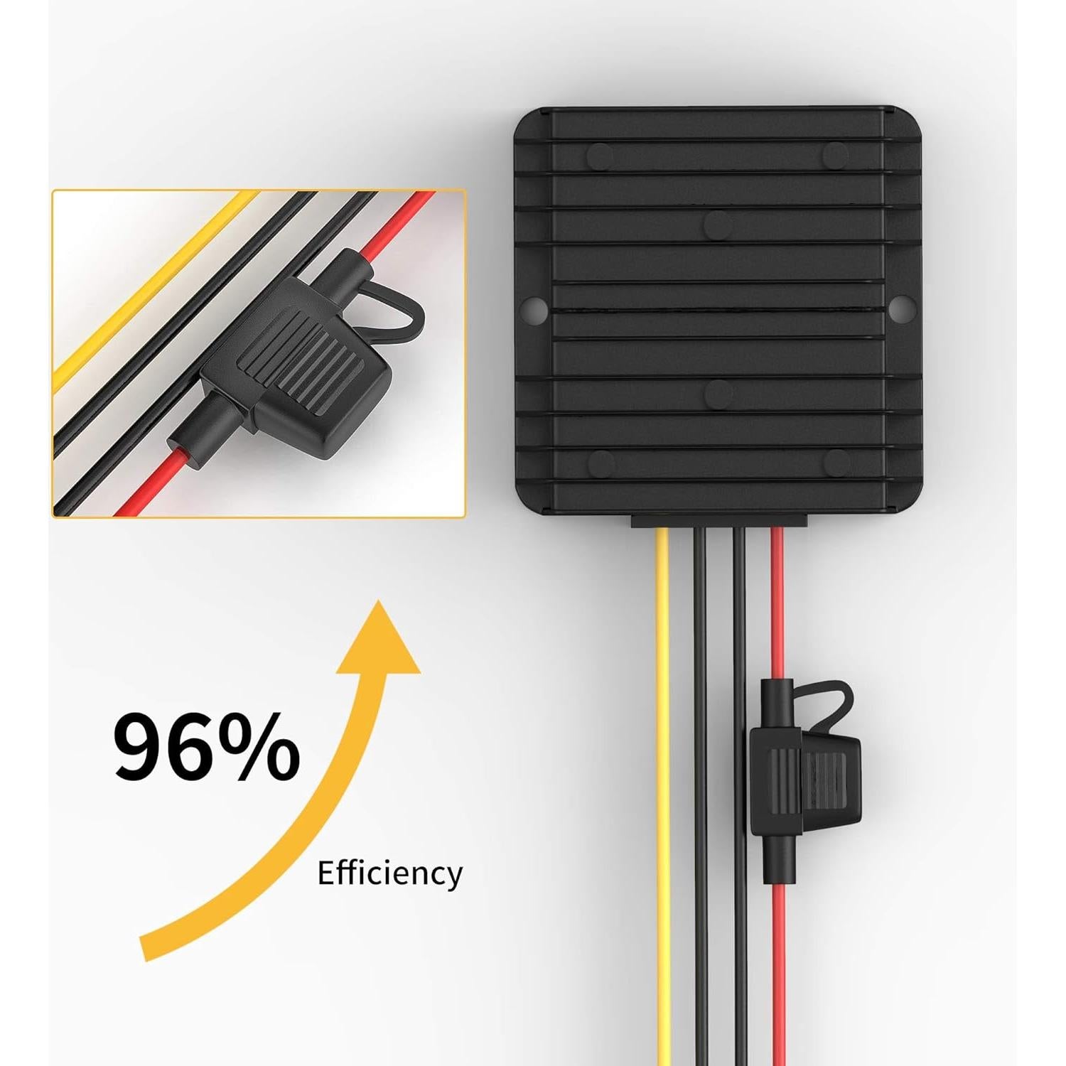 Regulador de Voltaje DC 12V THLY 4A 48W con Fusible Impermeable