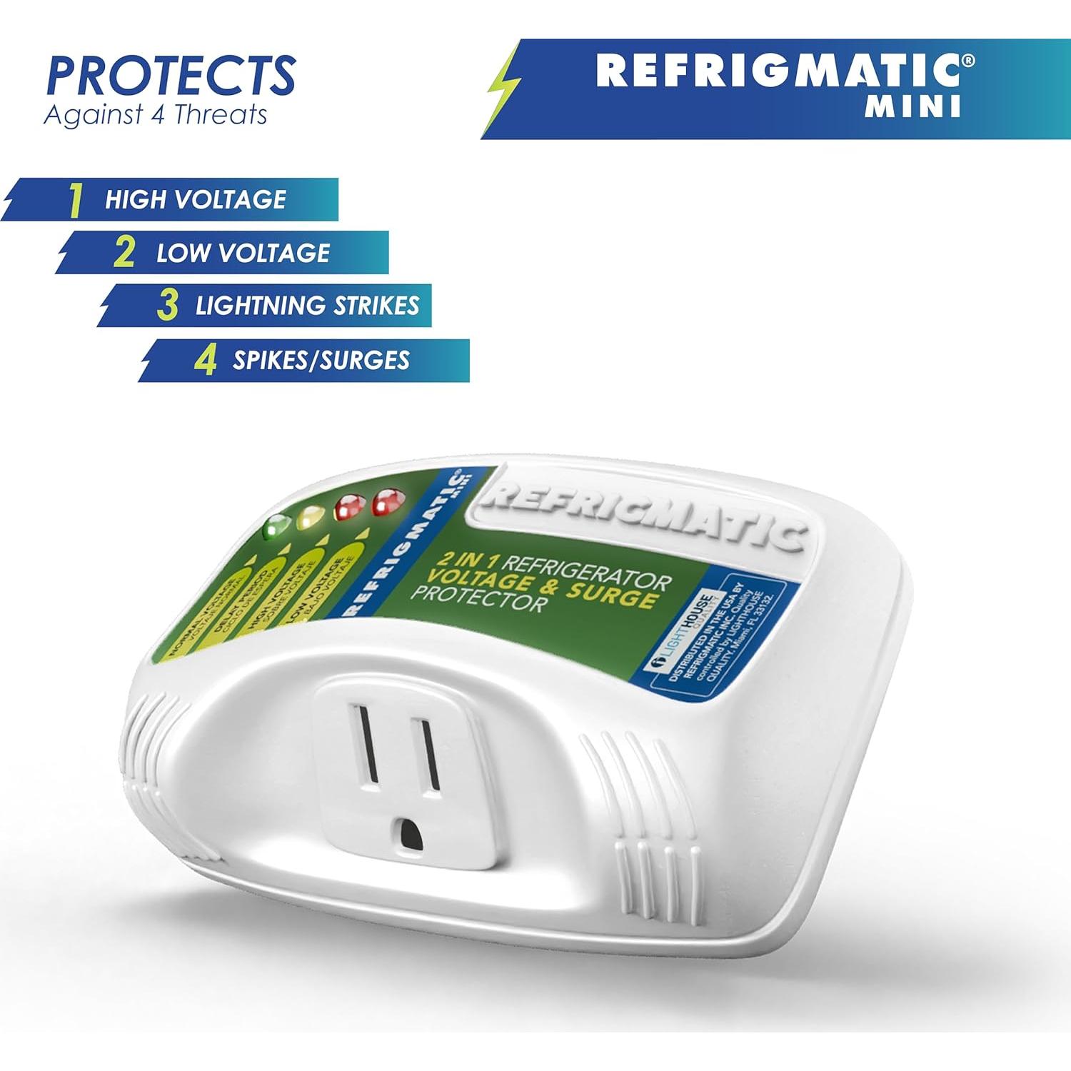 Protector de Voltaje Refrigmatic WS-36300 para Refrigeradores 27 pies³