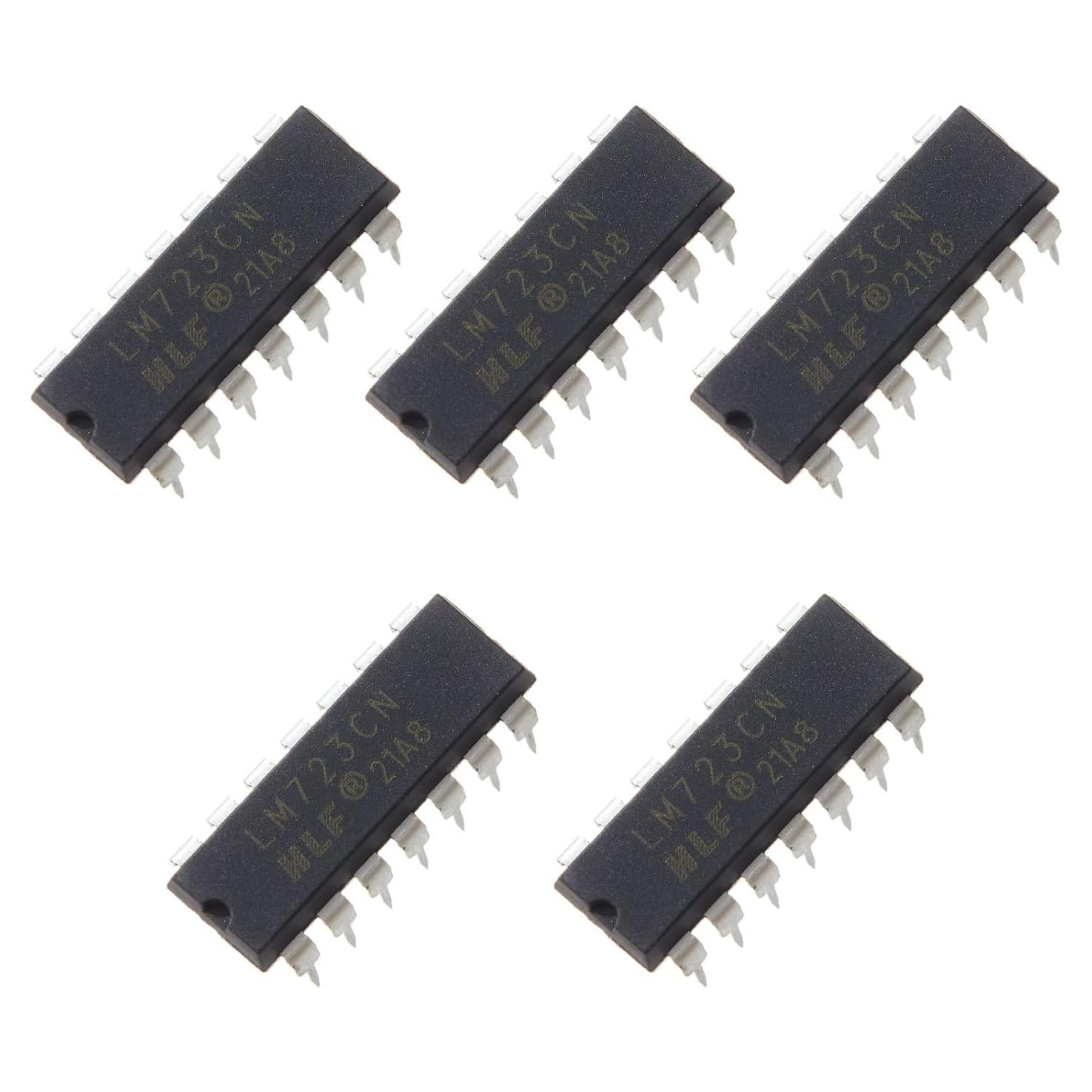 Regulador de Voltaje LM723CN Horinker 5 Piezas 2V a 37V