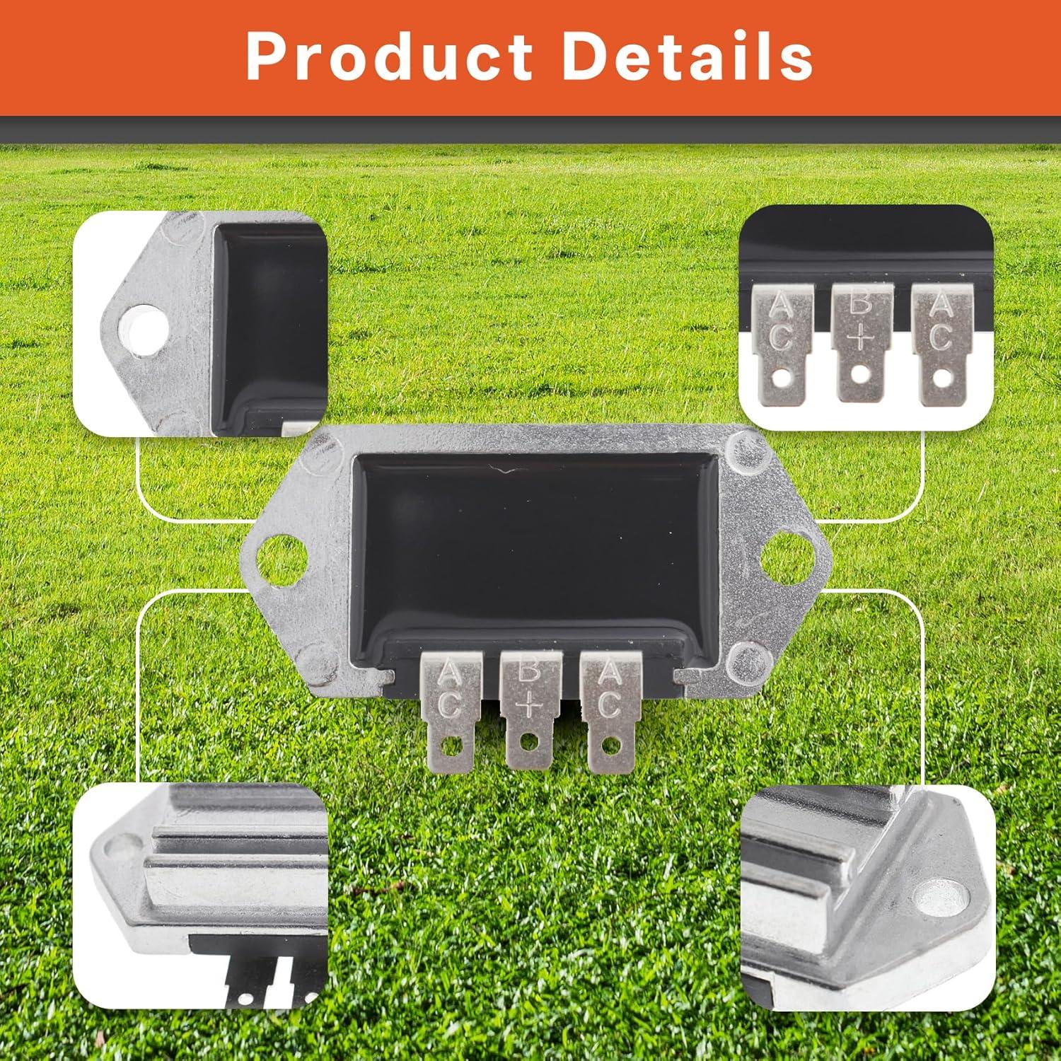 Regulador de Voltaje y Rectificador Labwork para Motores John Deere 8-25HP