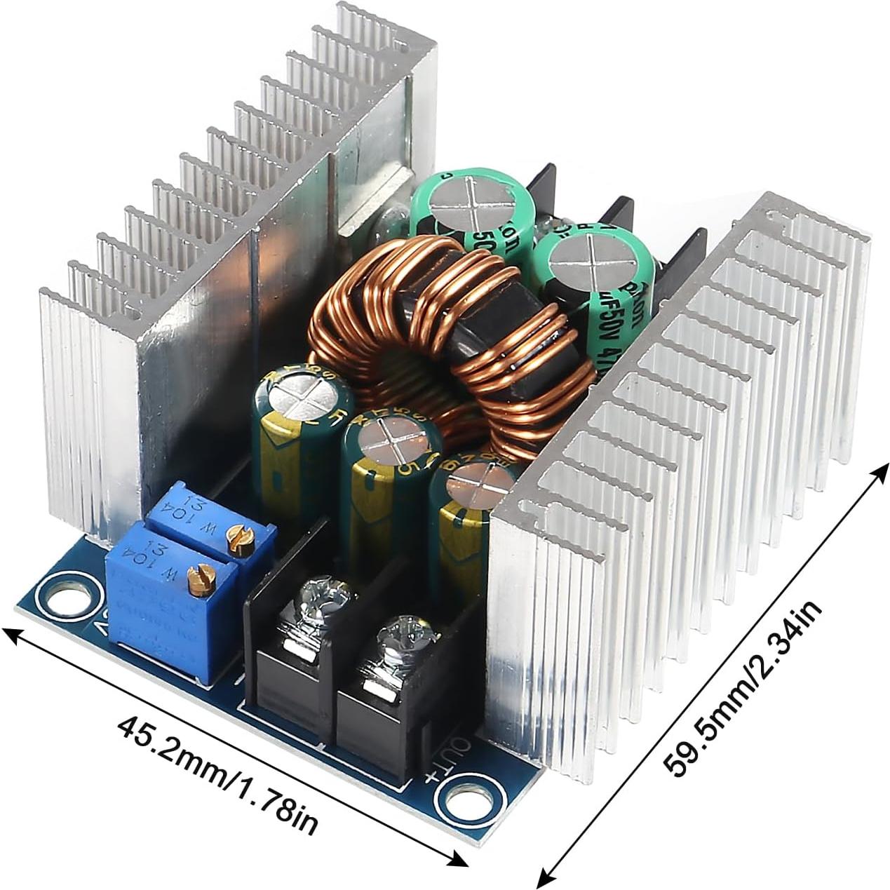 Módulo Regulador de Voltaje Ajustable 20A XIITIA DC 6-40V