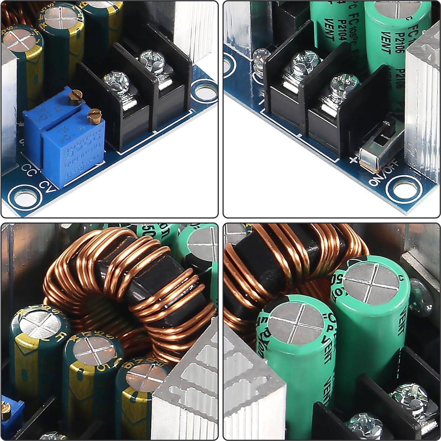 Módulo Regulador de Voltaje Ajustable 20A XIITIA DC 6-40V