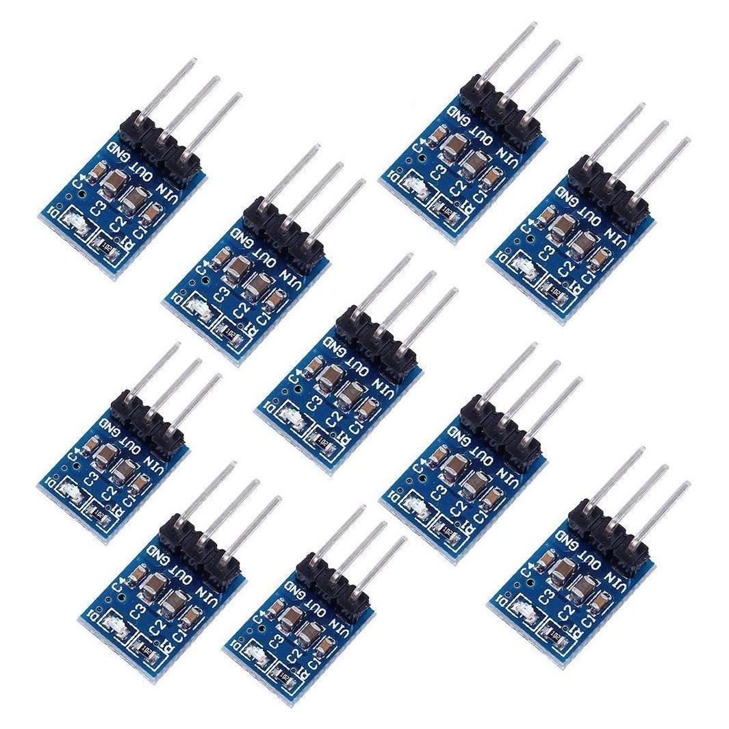 Módulo de Potencia DC-DC HiLetgo AMS1117-3.3V 800mA 10pcs