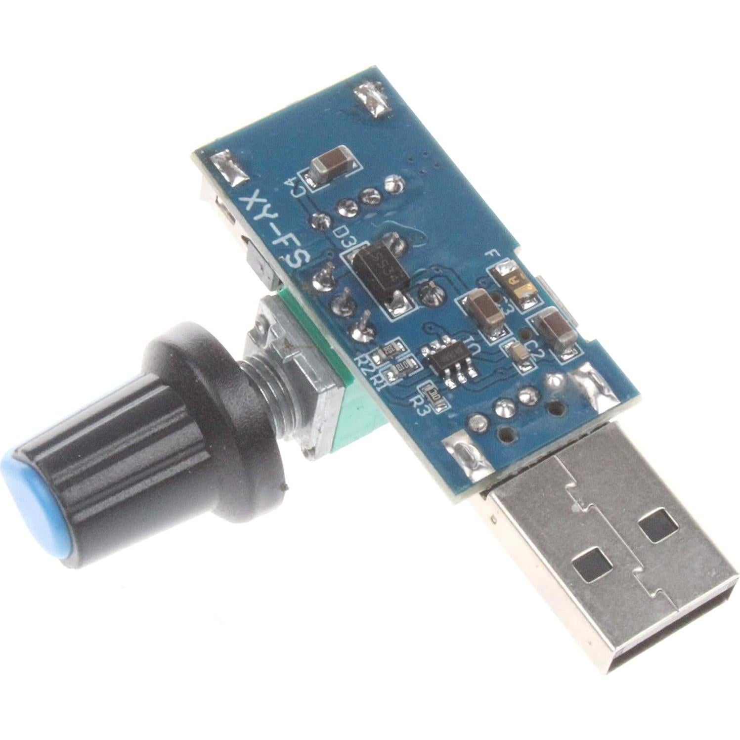 Controlador de Velocidad Sin Escalas USB NOYITO 5V (Paquete de 2)