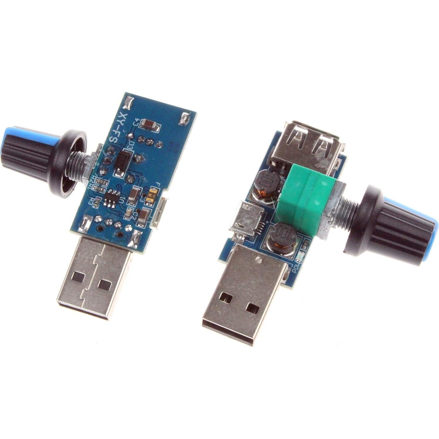 Controlador de Velocidad Sin Escalas USB NOYITO 5V (Paquete de 2)