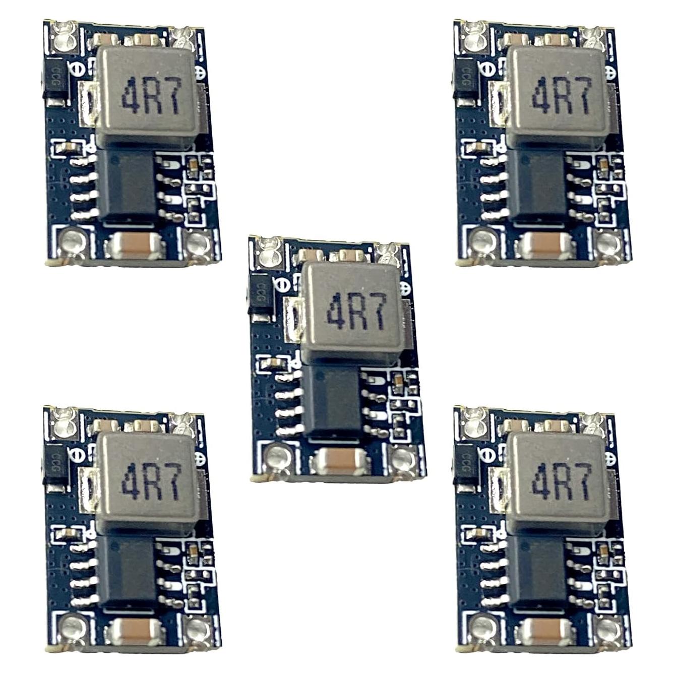 5 Paquetes Regulador DC 3.3V hiBCTR Mini Buck 1.8A